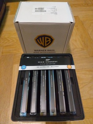 James Bond: Sean Connery 007  Steelbook Library Case 4k Ultra HD+Blu-ray 