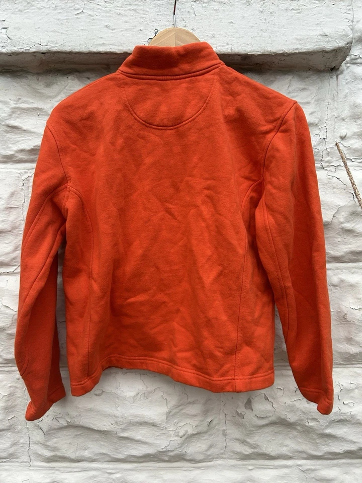 Hooters Sudadera Mujer Naranja Cremallera Uniforme Foto 4 de 4