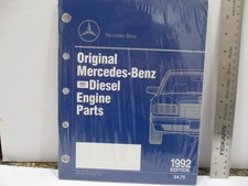 1974-1993 Mercedes Oem Diesel Engine Parts List Catalog Assembly Manual Numbers