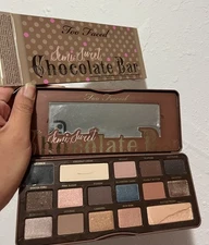 Too Faced Semi Sweet Chocolate Bar EyeShadow Palette(2color Damage Bad Condition