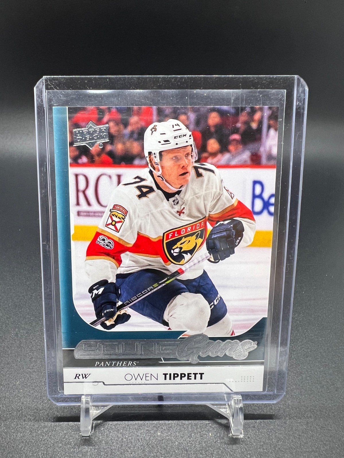 2017-18 Upper Deck #469 Owen Tippett YG RC Young Guns Rookie Florida Panthers