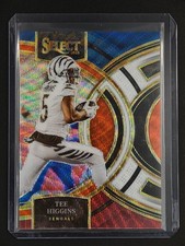 Tee Higgins 2023 Panini Select Premier Level Tri-Color Prizm 043/225 [3hk