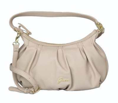 GUESS bag bag Laeti satchel color: beige