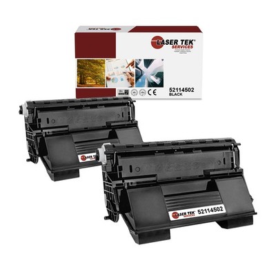 2Pk LTS B6300 52114502 Black Compatible for Okidata B6300 B6300dn Toner
