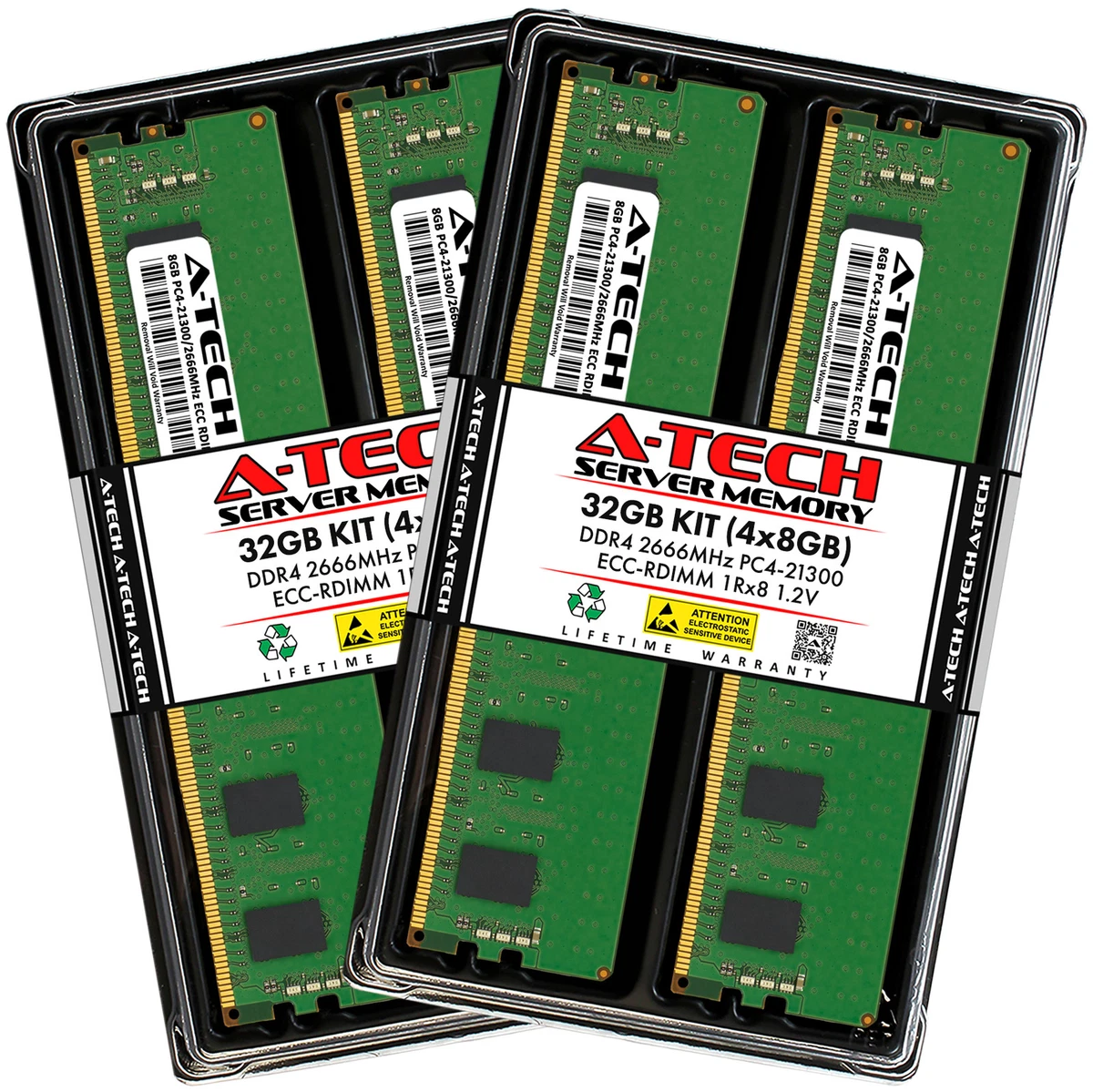 PC4-21300 (DDR4-2666) Bus Speed Computer RAM 32 GB Total Capacity