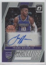 2017 Panini Donruss Optic Signature Series Holo Prizm Frank Mason III Auto 0c2