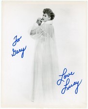 Lucille Ball - Signed B&W Photograph