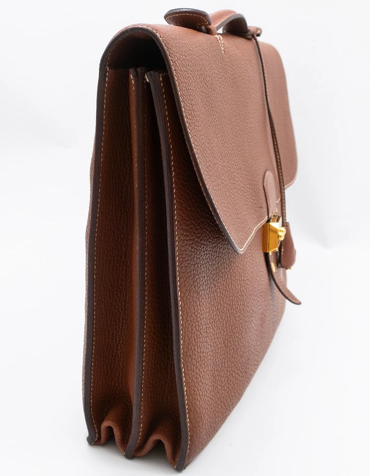 HERMES SAC A DEPECHES 40 BRIEFCASE AKTENTASCHE BAG BUSINESS TASCHE ARBEITSTASCHE - Bild 4 von 4