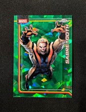 2026 Topps Chrome Marvel Sapphire Edition 144 Sabretooth Green Sapphire /99
