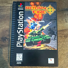 Time Warner Return Fire PS1 Multiplayer NTSC-U/C 1995 Disc Case
