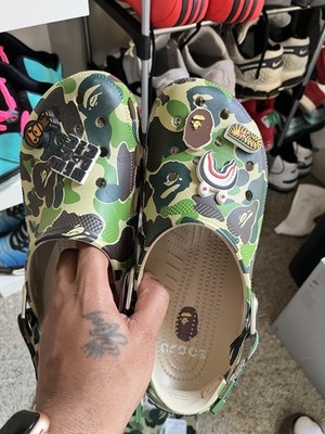 Crocs Bape x A Bathing Ape Classic Clog Men's Sandals Camouflage