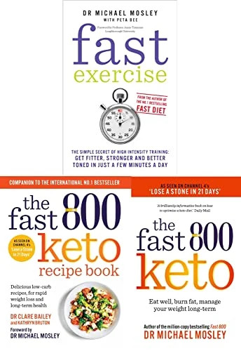 Dr Michael Mosley, Unisex Fast Exercise, The Fast 800 Keto, The Fast 800 Keto Recipe Book By Dr Michael Mosley 3 Books Collection Set - Image 8