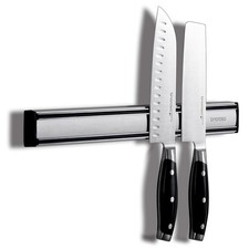Magnetic Knife Holder, Heavy Duty Aluminum Magnetic Knife Holder for Wall Use...