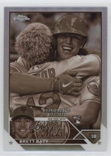 2023 Topps Chrome Update Rookie Debut Sepia Refractor Brett Baty #USC10 1dh2