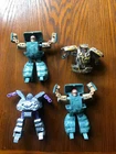 1986 Bandai Gobots Rock Lords Lot Of 4 Tonka Transformers Figures
