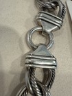 Authentic David YURMAN Double Chain Cable Link Necklace Chunky — photo 4