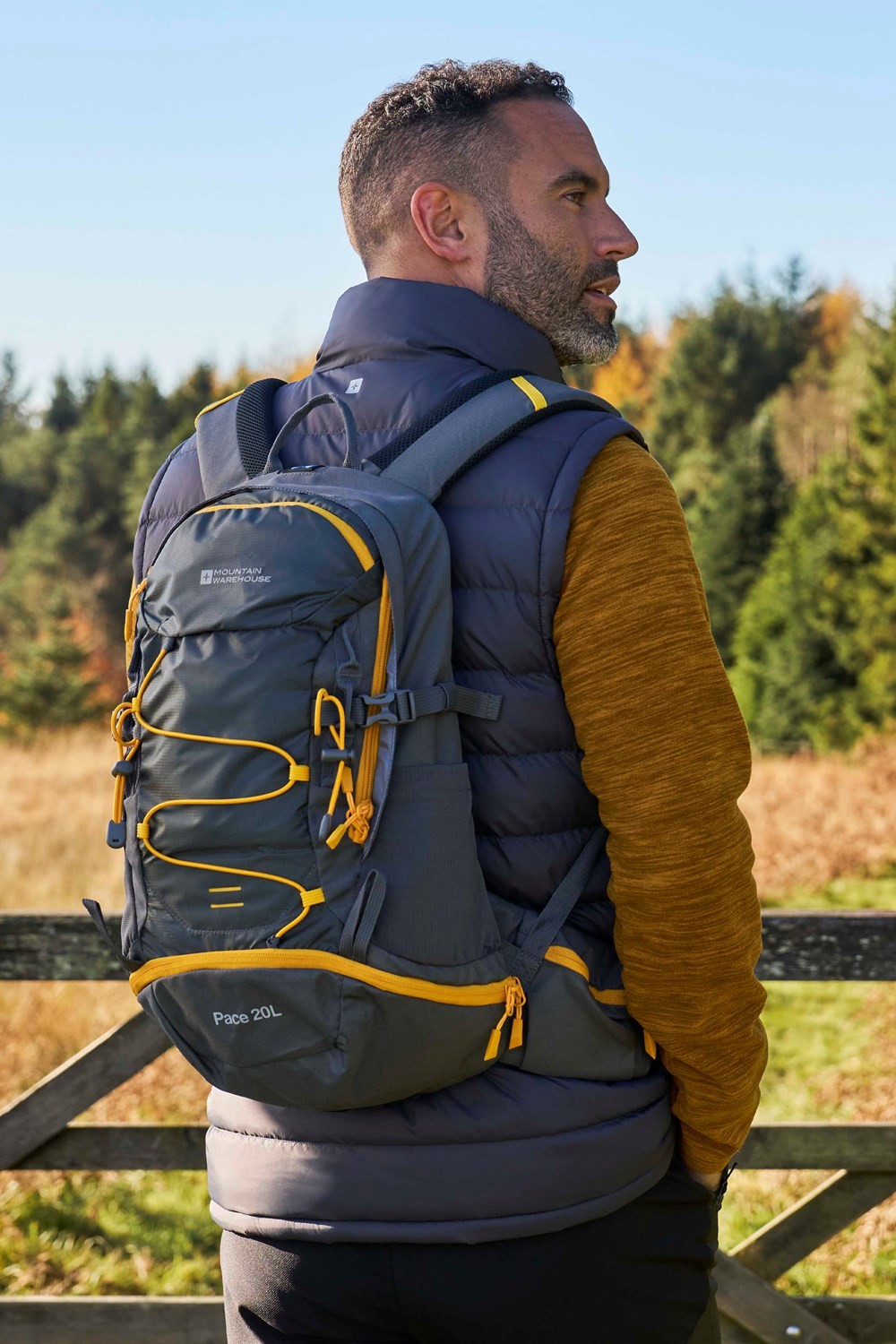 Mountain Warehouse Pace 20L Mochila Compatible con Hidratación Mochila Exterior