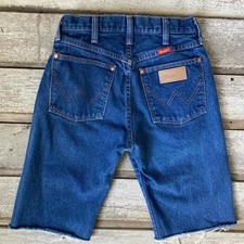 Vintage wrangler denim cut off jorts USA 25in waist