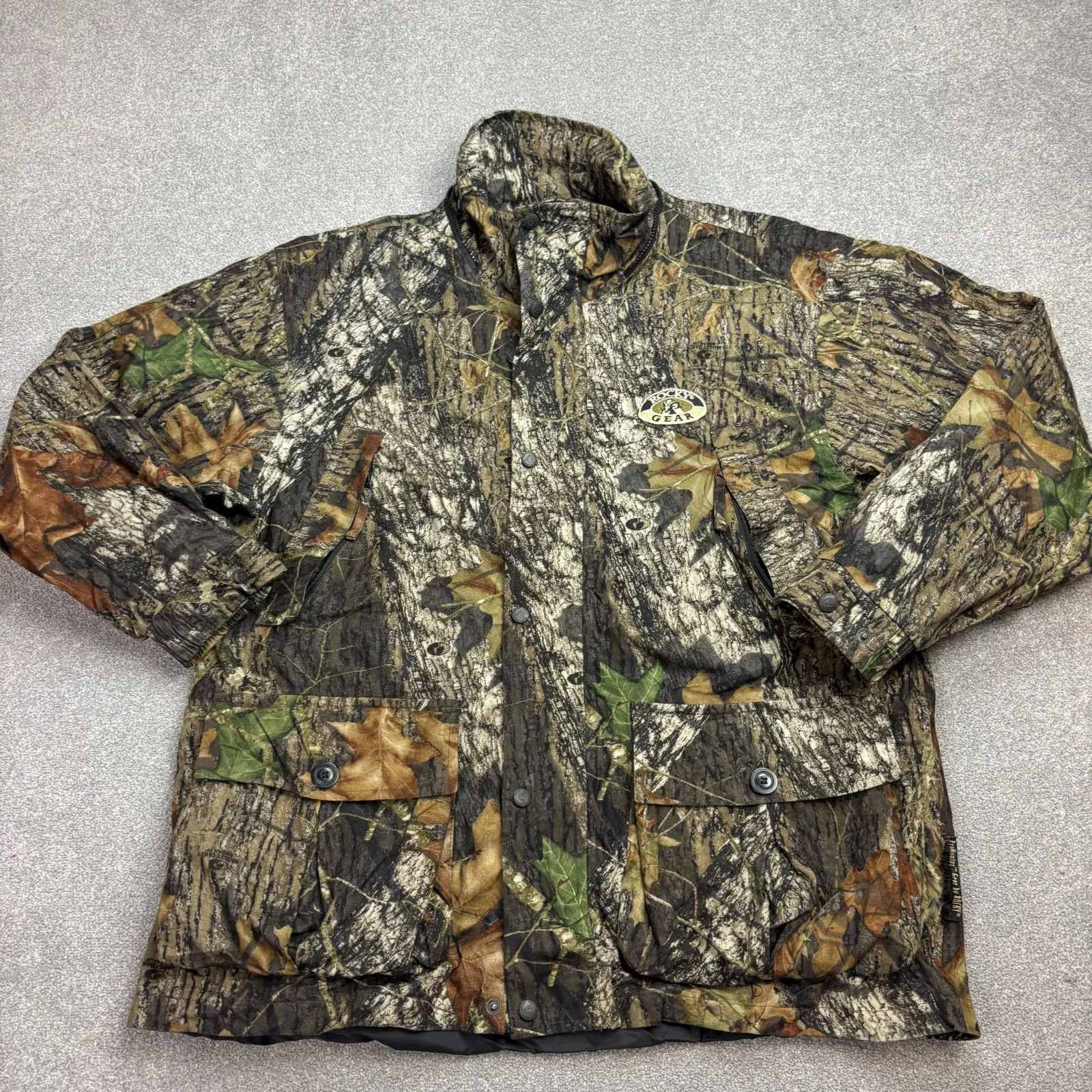 RealTree Jacket Adult Large Brown Work Wear Insulated Camo Hunting Lined Men