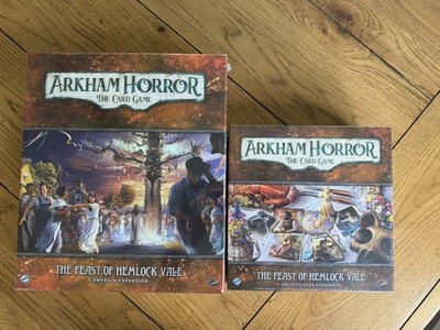 Arkham Horror LCG Feast of Hemlock Vale Campaign & Investigators Expansions NIS