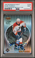 MARK PARRISH 1998-99 Bowman's Best Rookie Autograph Refractor PSA 9 Mint (pop 1)