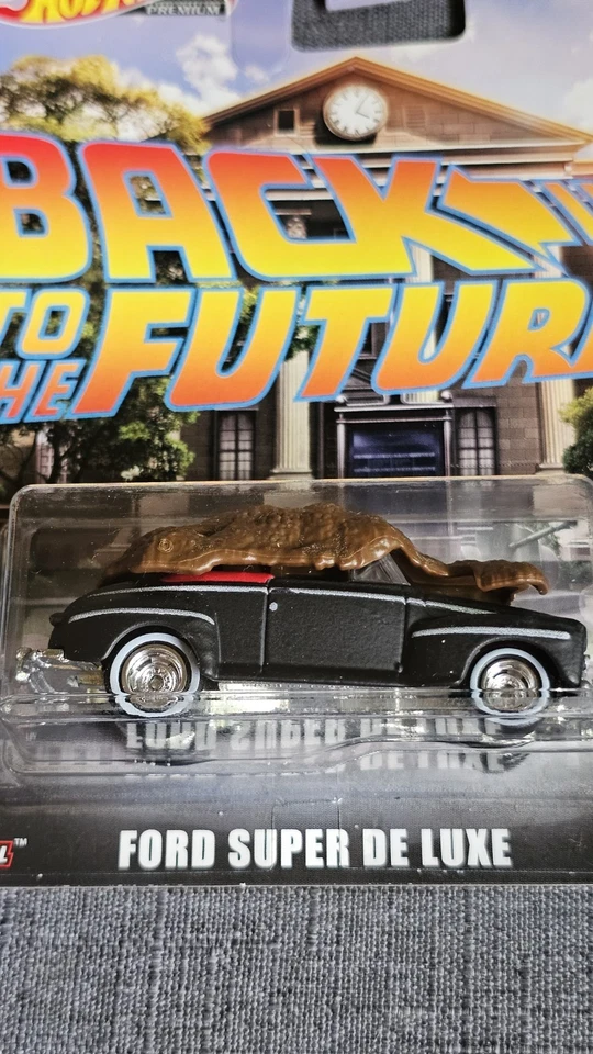 Hot Wheels Black Back To The Future Ford Super De Luxe Biff Poop Premium - Image 2 of 4