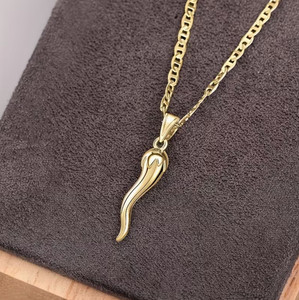 Authentic 18ct Gold Plated Horn Of Plenty Necklace