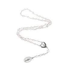 Our Lady of Tears Chaplet Seven Sorrows of Mary Rosary Catholic Silver Heart ...