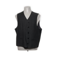 Anzugweste, Größe: 56, Grau, Fischgräte, Herren #mK1