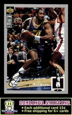 1994-95 Collector's Choice Silver Signature #32 Karl Malone Utah Jazz