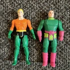 Vintage Action Figure 1984 Kenner DC Super Powers Aquaman + Lex Luther
