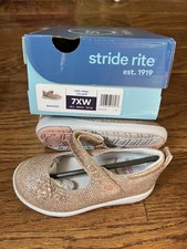 Stride Rite Toddler Holly Mary Jane Adaptable Shoes 7 XW Brand New In Box
