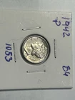 BU 1942-P Mercury Dime Item #1053