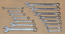 Thorsen Combination Wrench Set of 15 Pieces SAE & Metric
