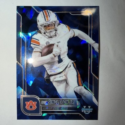 2025 Bowman Chrome Sapphire U Eric Singleton Jr. Sapphire Auburn