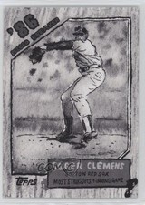 2024 Topps Spotlight By Andy Friedman Grayscale Filter 4/49 Roger Clemens 1dl2