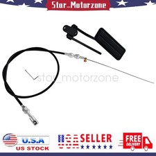 Universal Black Aluminum Gas Pedal Throttle Cable Kit Fits Street Hot Rod Universal Black Aluminum Gas Pedal Throttle Cable Kit Fits Street Hot Rod