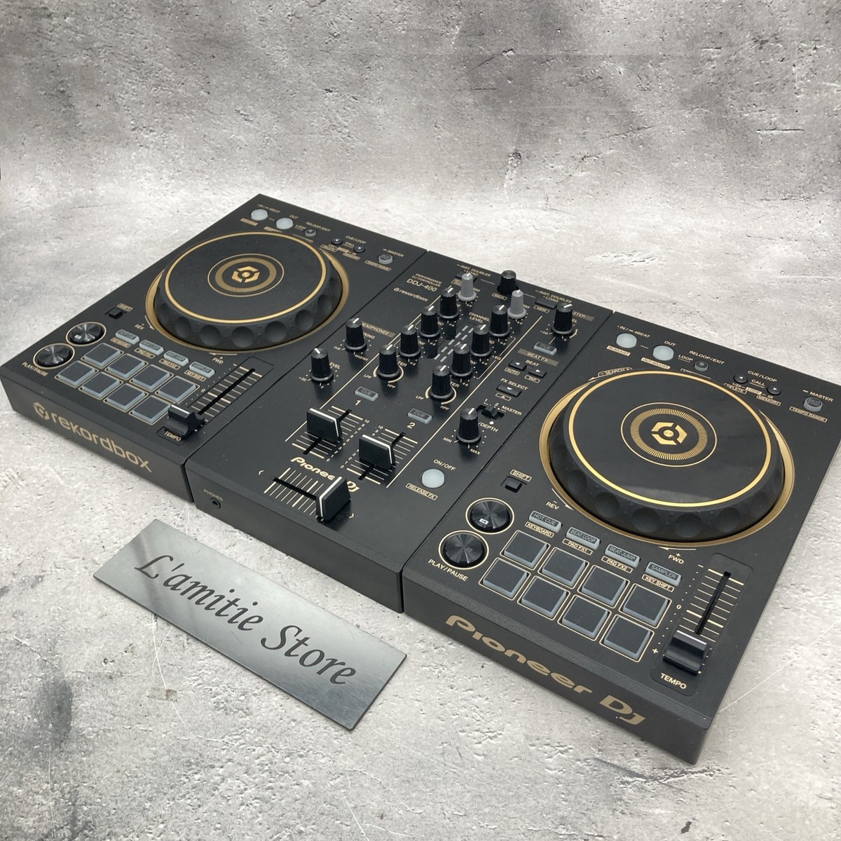 【値下げ交渉可】Pioneer DJ DDJ-400 コントローラー　ゴールド Pioneer-DJ-DDJ-400-N.jpg