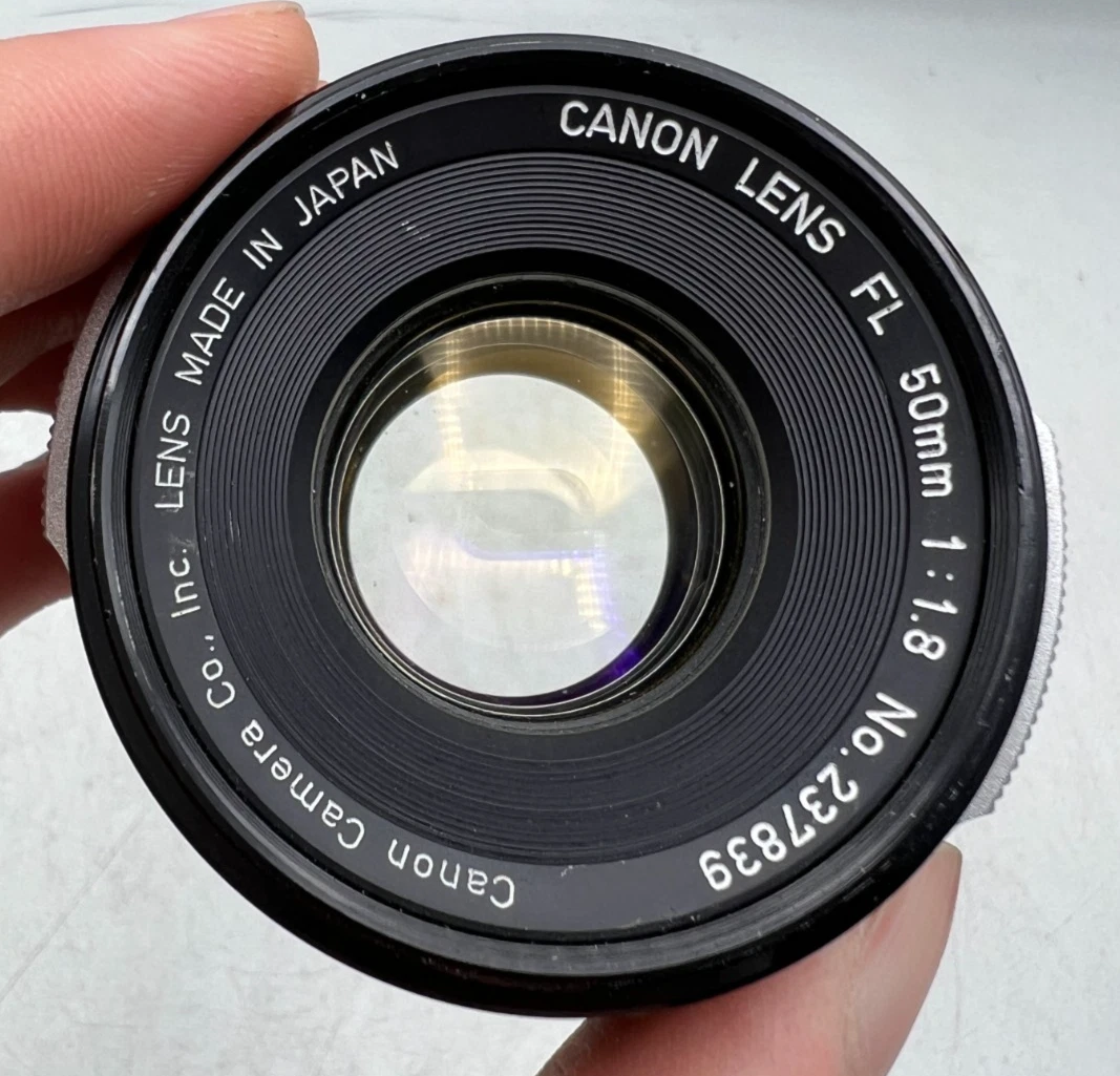 Canon f/1.8 Camera Lenses FL 50mm Focal for sale - eBay