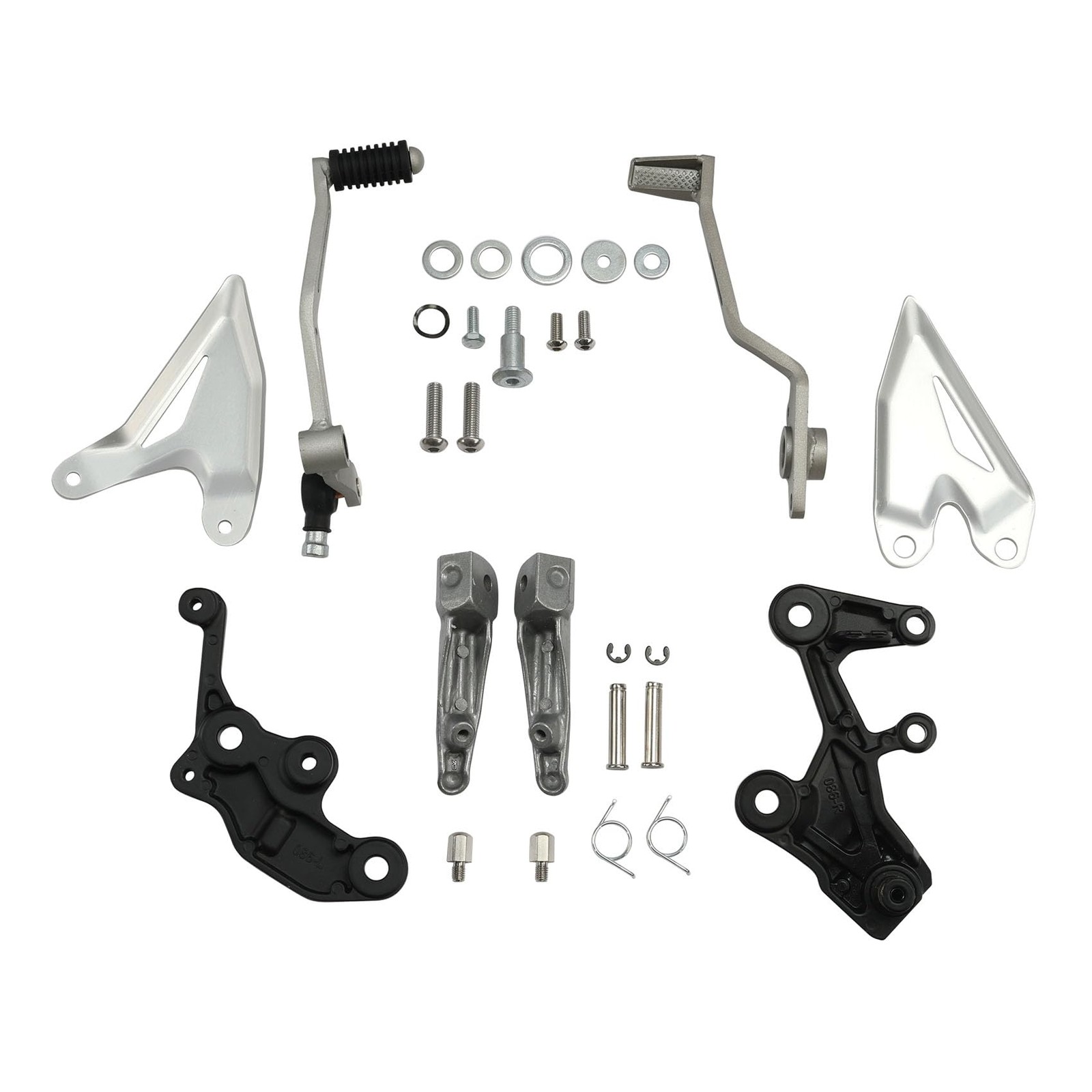 Front Foot Pegs Rest Fit For Kawasaki NINJA 500 Z500 2024-25