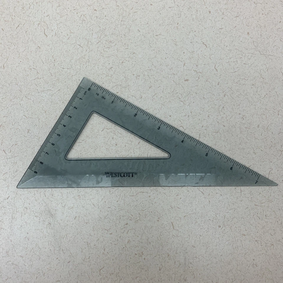 Westcott HN8D Set Kit Transportador Triángulos Regla Redacción Ingeniería*leer Foto 4 de 4