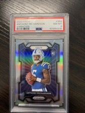 Panini Prizm Rookie Variation Silver Prizm #304 Anthony Richardson PSA 8 Colts