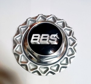 BBS ALLOY WHEEL SINGLE Centre Cap Emblem Black Chrome Silver 56 MM BB0924257 New Without Snap Ring