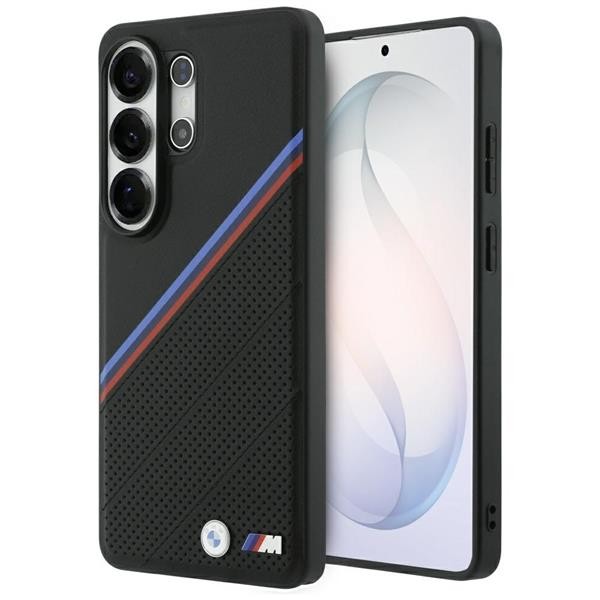 BMW MagSafe Case Galaxy S26 Ultra Faux Leather Black Tricolor Logo Metal