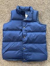 LL Bean Kids Down Field Vest Dark Blue DownTek Puffer 14-16 New 