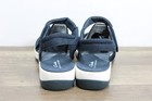 Clarks Cloudsteppers Arla Shore Navy Textile Women's Sandal Sz 11M {FA-1322] — photo 4