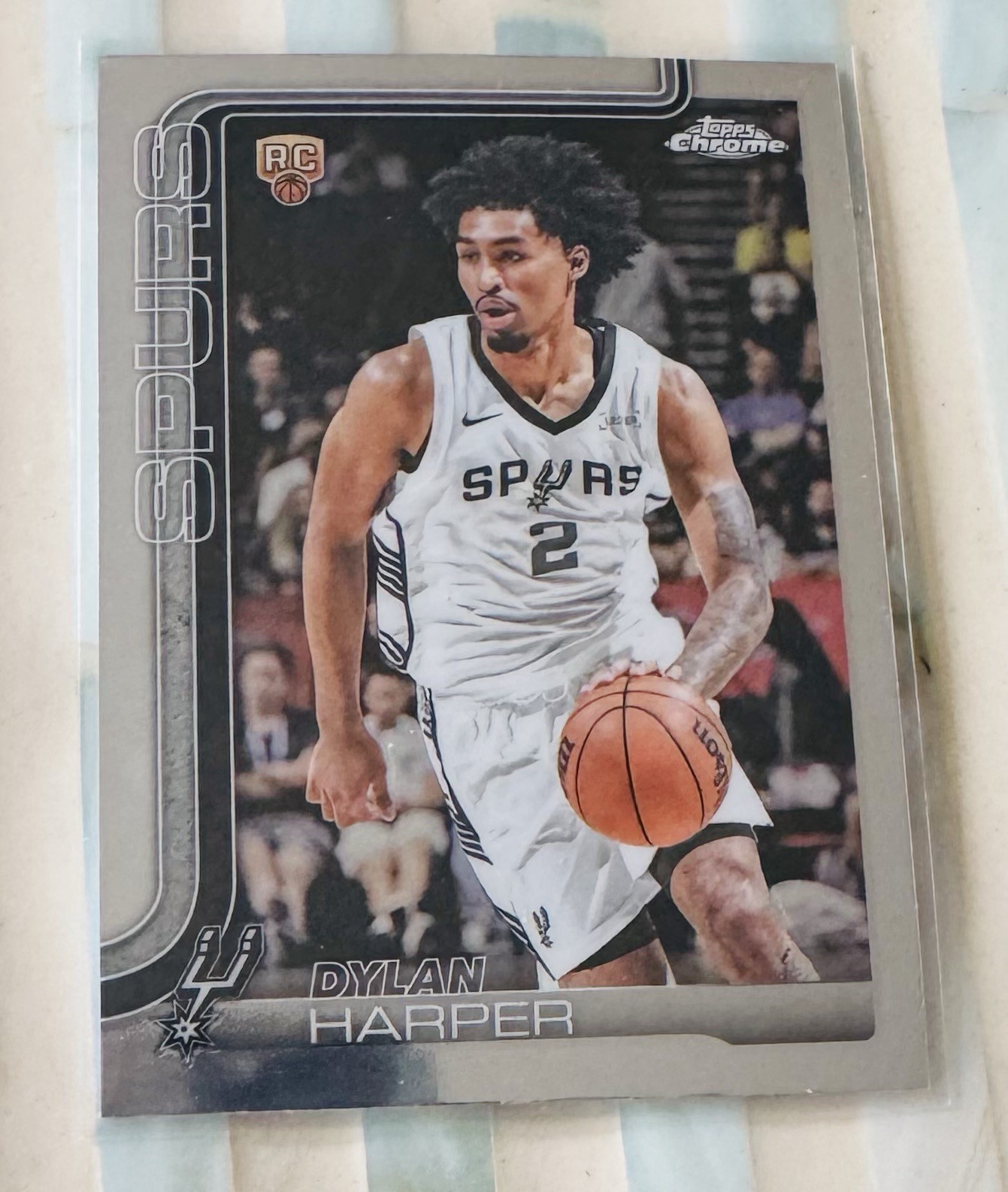 2025-26 Topps Chrome - Dylan Harper #252 (RC) Spurs