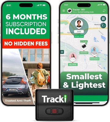 Tracki GPS Tracker for Vehicles   Real-Time 4G LTE with 6 Month Subscription