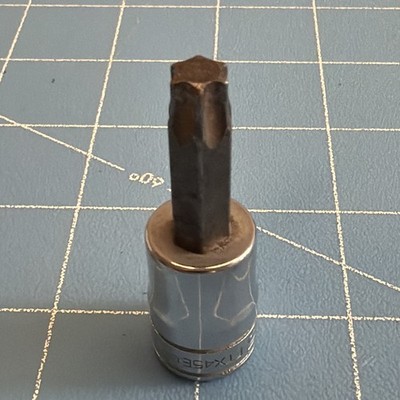 Snap-on Tools  FTX45E 3/8'' Drive T45 Torx Bit Driver Socket USA 