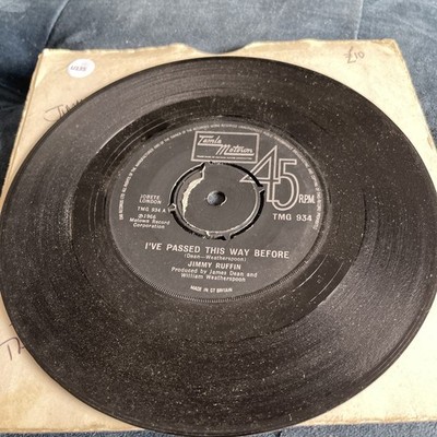 JIMMY RUFFIN 7'' 45 I've Passed This Way Before 1974 UK Tamla Motown VG+